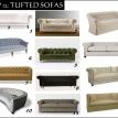 Tufted sofa options